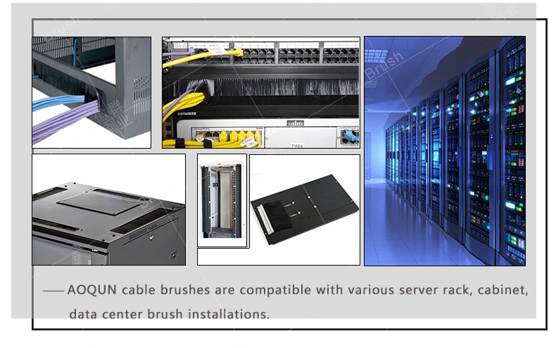 Rack Brush Strip Applications