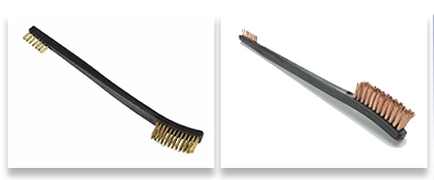 Bronze Bristle Pistol Cleaning Brushes