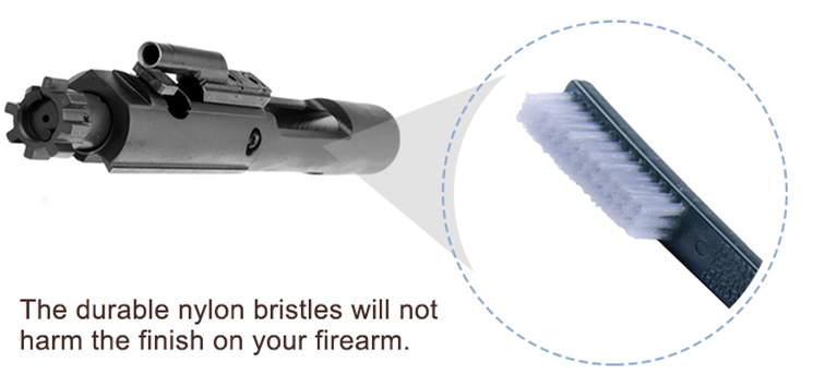 Durable Nylon Pistol Cleaning Brush