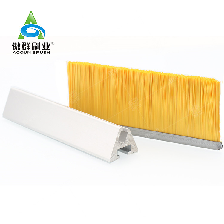 Yellow Bristle Escalator Apron Brushes