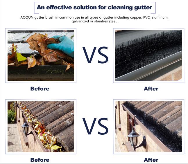 Gutter Brush Filter