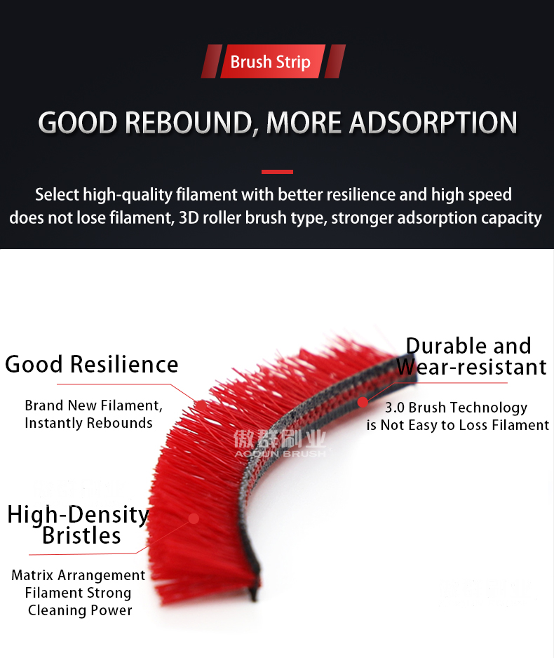 High Quality Floor Strip Brush For Hand-Held Vacuum Cleaner