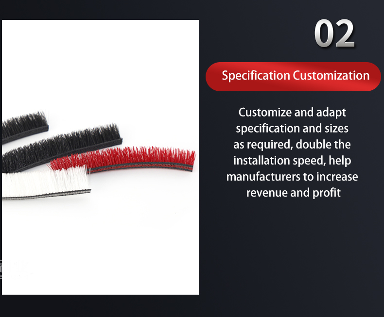 Customize Vacuum Nozzle Brush Strip