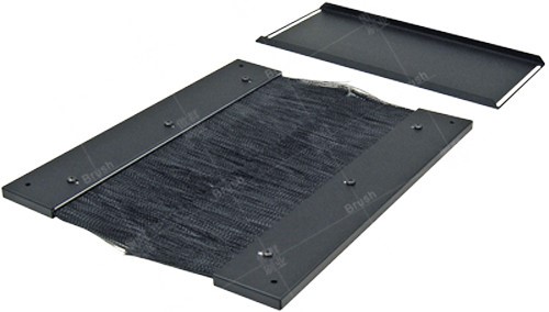 1u brush strip panel