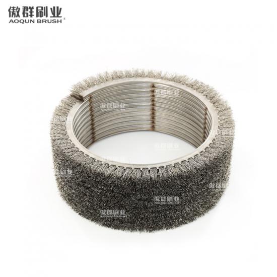 Abrasive Cylinder Brush For Surface Treatment Cleaning 