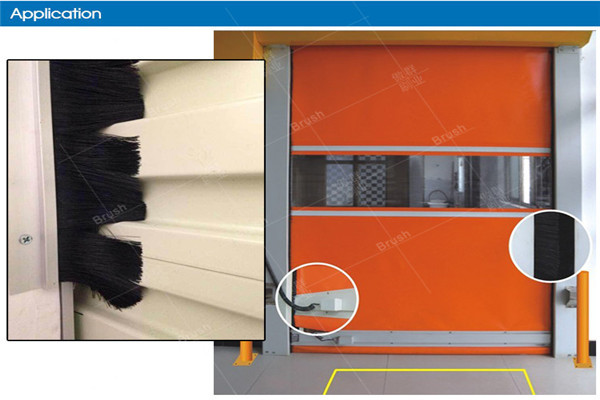 Brush Strip Garage Door Seal Without Filament Loss, Manufactured By AOQUN