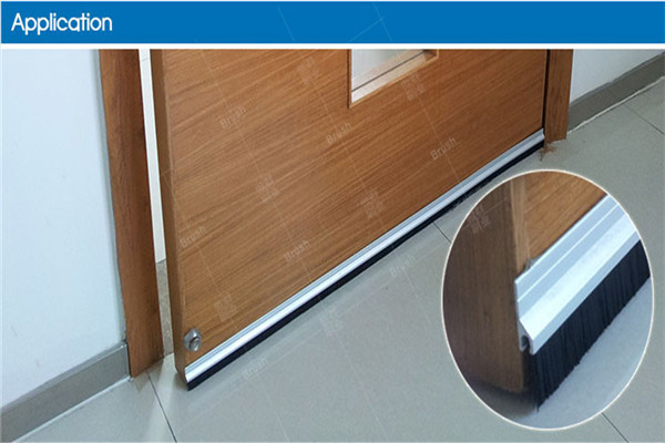 Good Helper For Sealing Wooden Floors - Door Brush Sweep With Concealed Fasteners, AOQUN