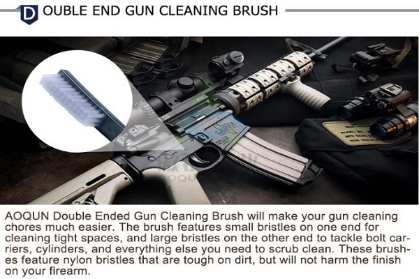 Don't Let Yourself Regret Choosing The Wrong Gun Cleaning Brush-AOQUN