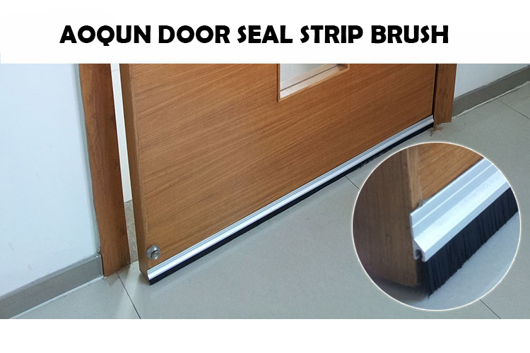 Why are there many types of AOQUN brush strip seals?