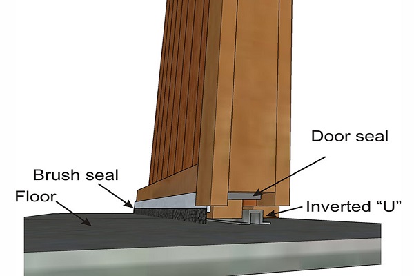 How to Use Door Sweeps Brush Style To Seal Sliding Barn Doors? AOQUN