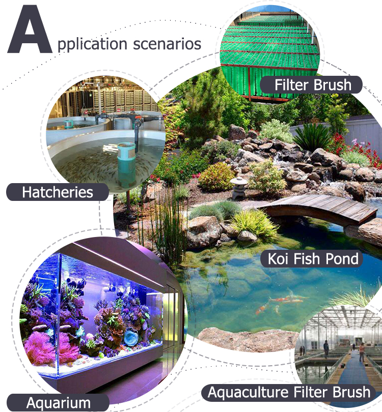 Aquarium Filter Brush application