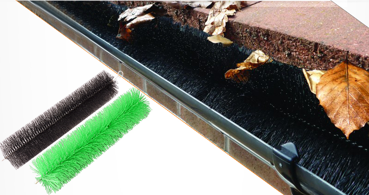 Good Quality Telescopic Roof Cleaning Gutter Worm Brush