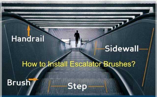 Escalator Safety Skirt Brush