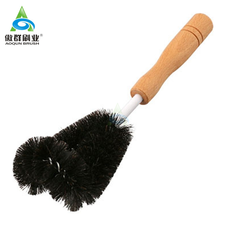 Black Nylon Beaker Cleaner Brush