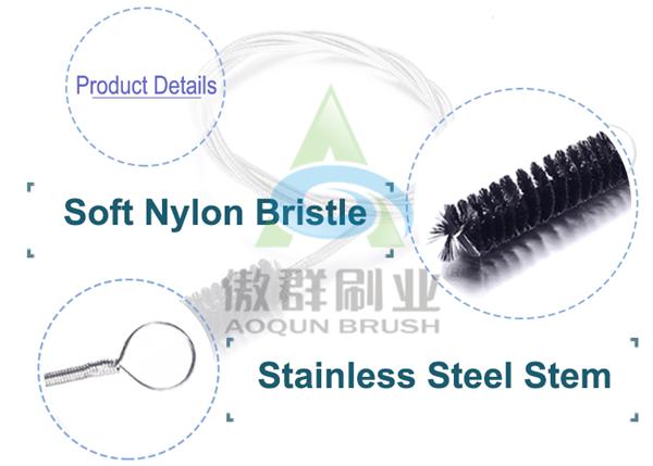 Deluxe Flexible Stainless Cpap Tube Cleaning Brush Slimline