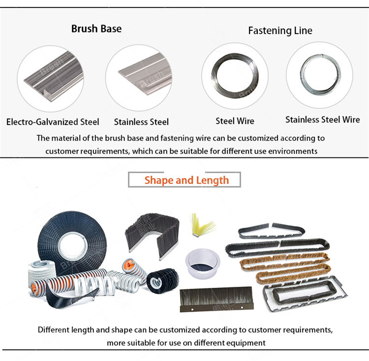 Brush Strip Material and Shape