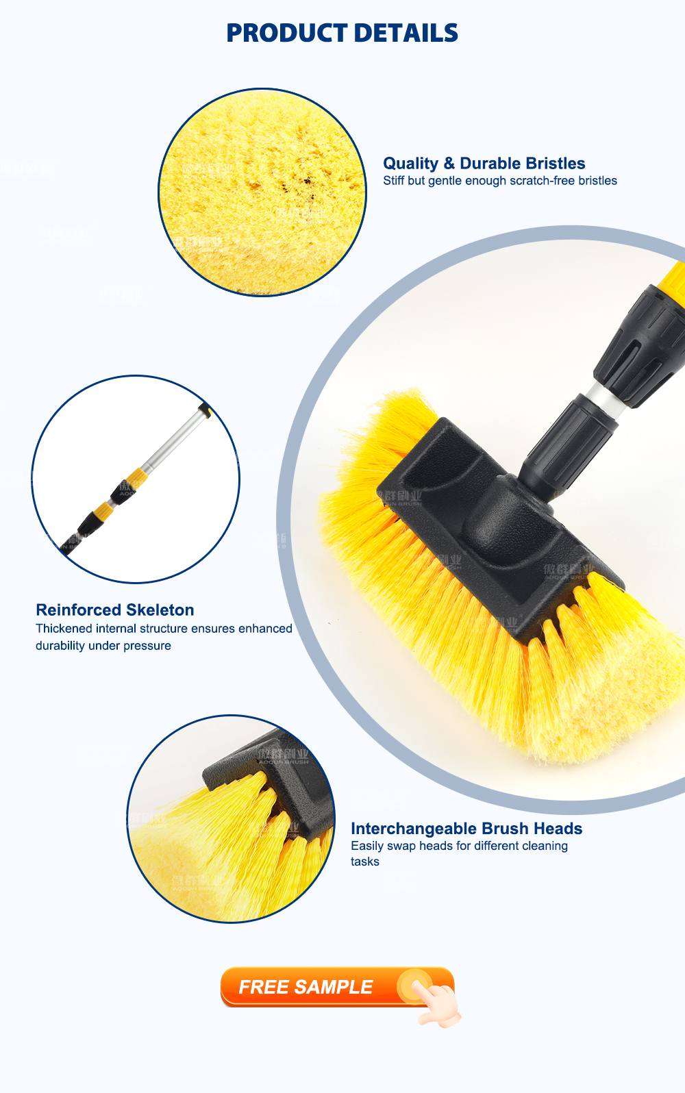 Boat Cleaning Brushes | Boat Hull Clean | Deck Clean Brush
