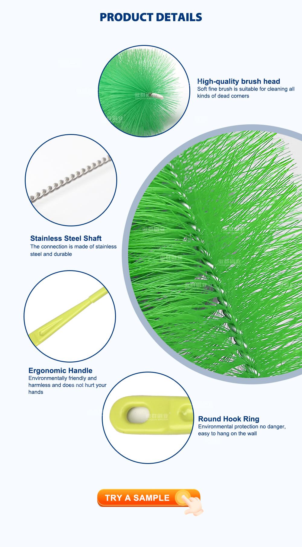 Flexible Fan Duster Brush