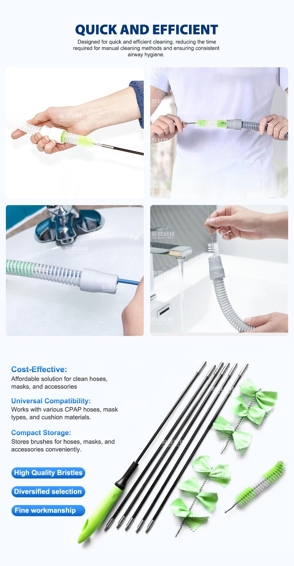 Durable CPAP Hose Tube Brush Cleaner for Sleep Apnea Hose
