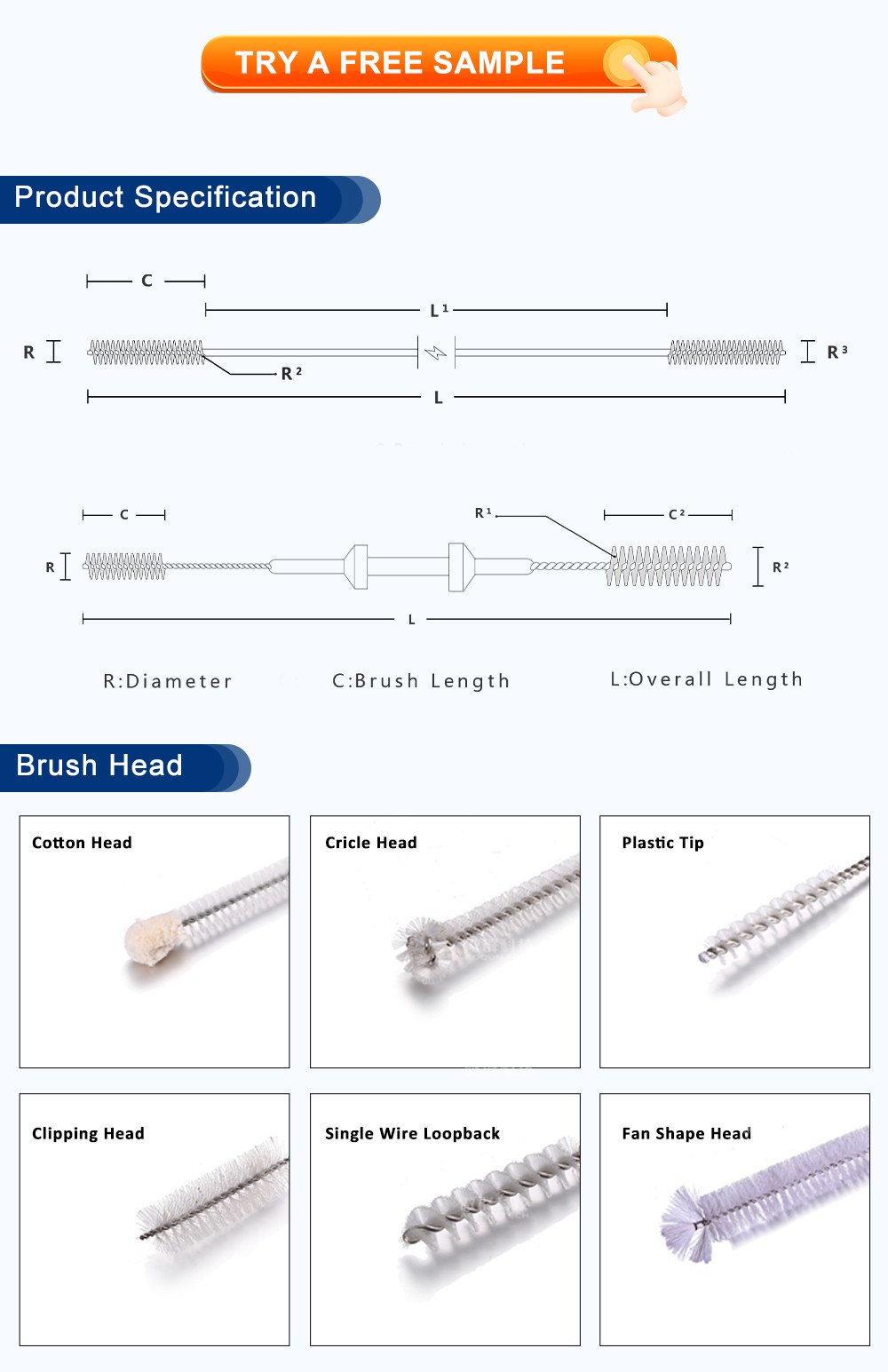 Durable CPAP Hose Tube Brush Cleaner for Sleep Apnea Hose