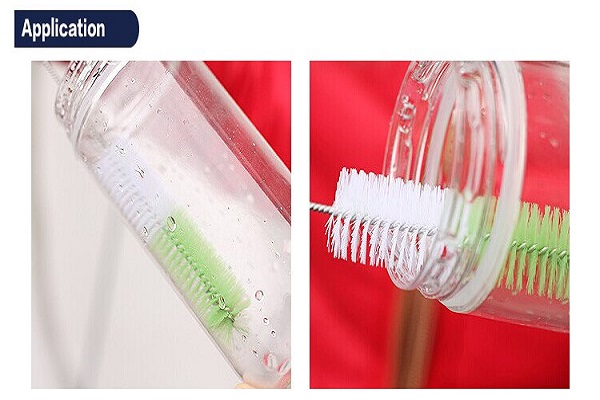 AOQUN Bottle Brush For Narrow Neck Bottles with Twined Coil Process