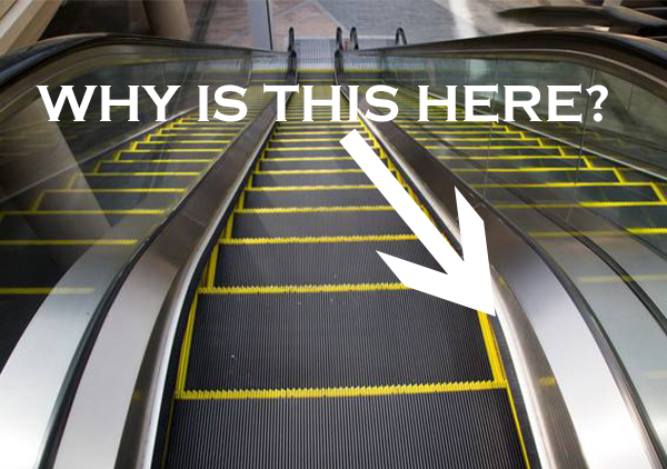 The Mysterious Use Of The Escalator Skirt Safety Brush Strip