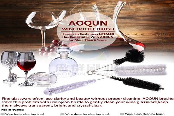 This is AOQUN, A Powerful Wine Glass Brush Supplier