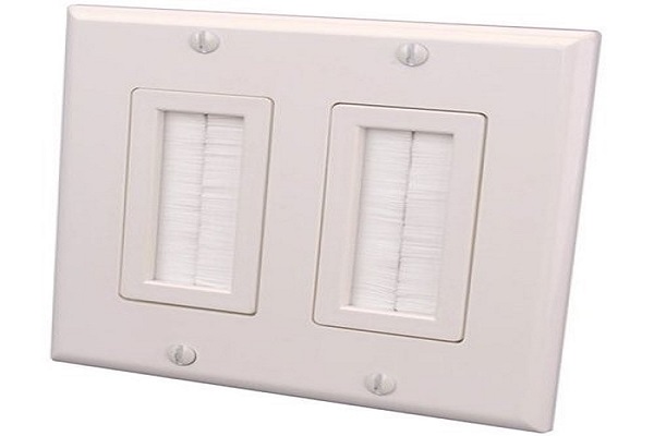 What Cable Exit Brush Wall Plate Is Used In The 5G Era? AOQUN